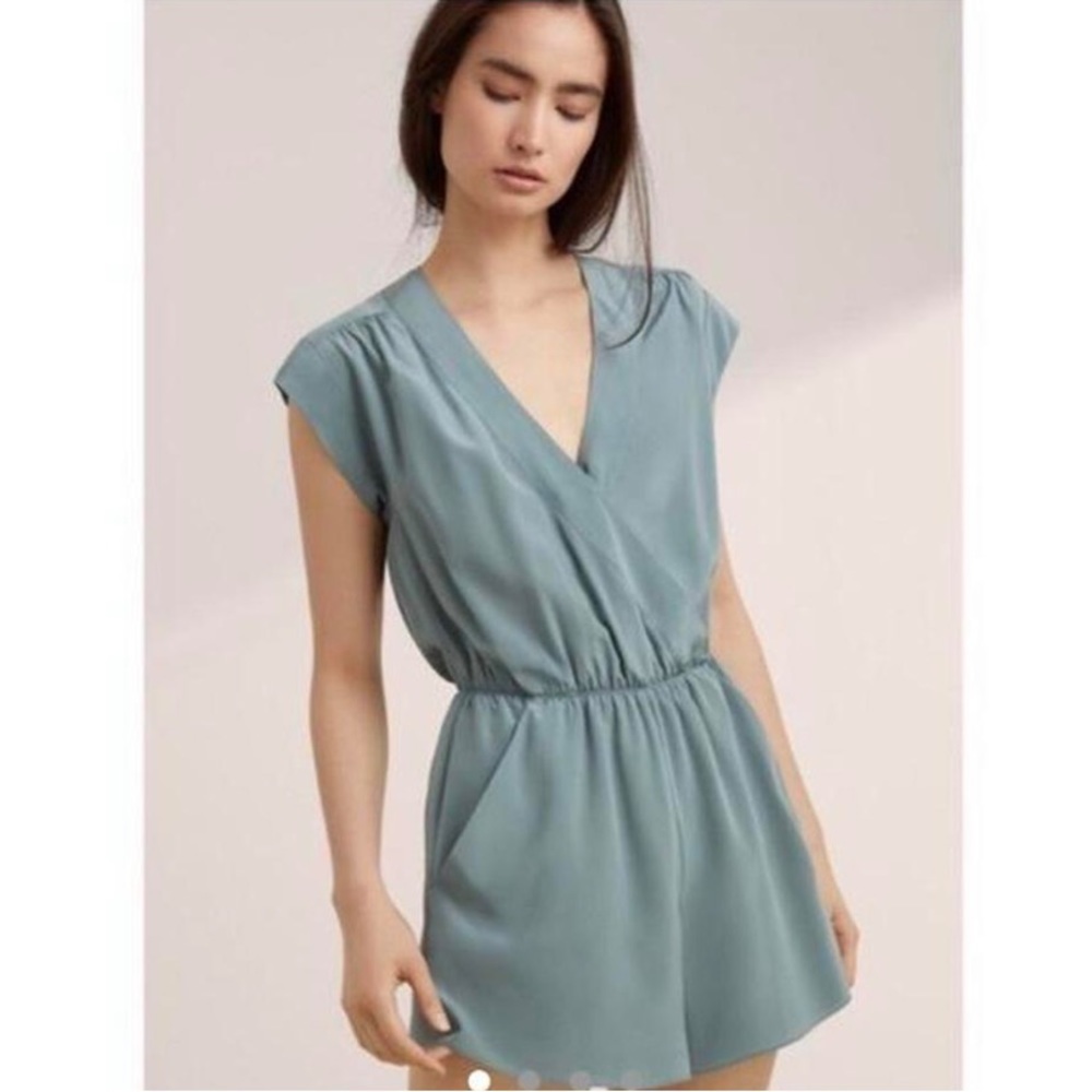 Aritzia Teal Jumpsuit (S)